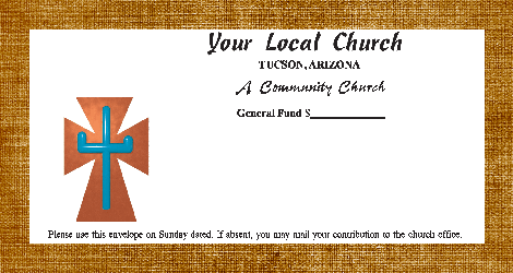 Worship God by good stewardship in love offerings or donations with different color options