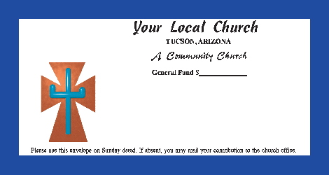 Worship God by good stewardship in love offerings or donations with different color options
