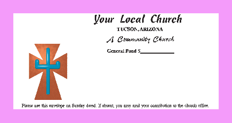 Worship God by good stewardship in love offerings or donations with different color options
