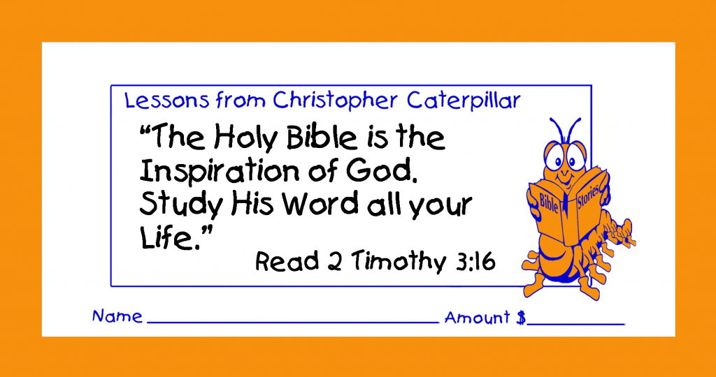 Christian love offering children’s envelopes for bible churches for congregation