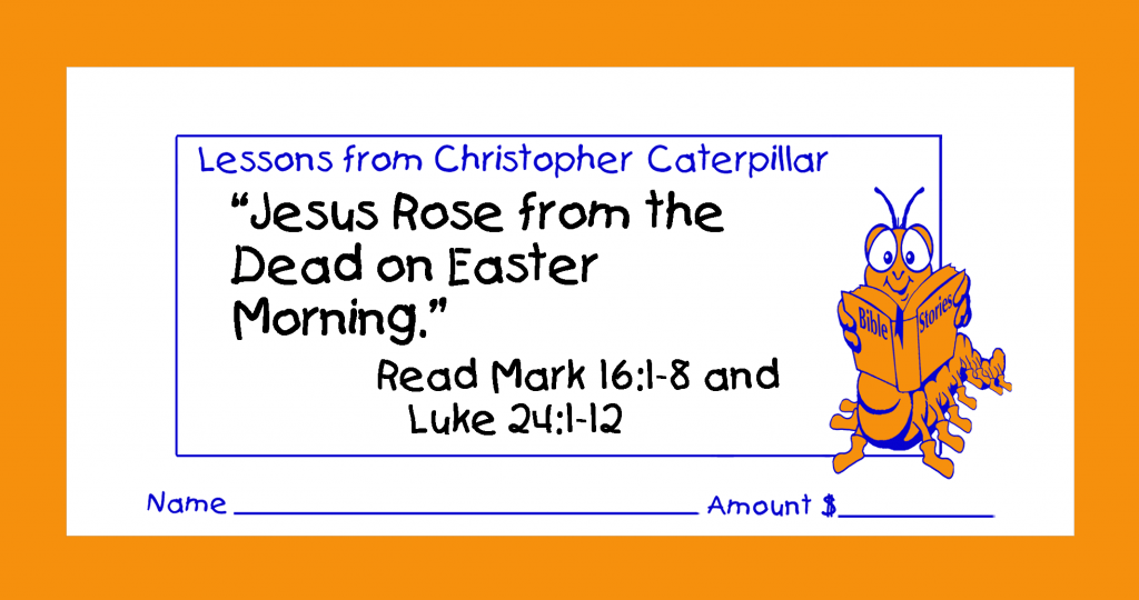 Christian love offering children’s envelopes for bible churches for congregation