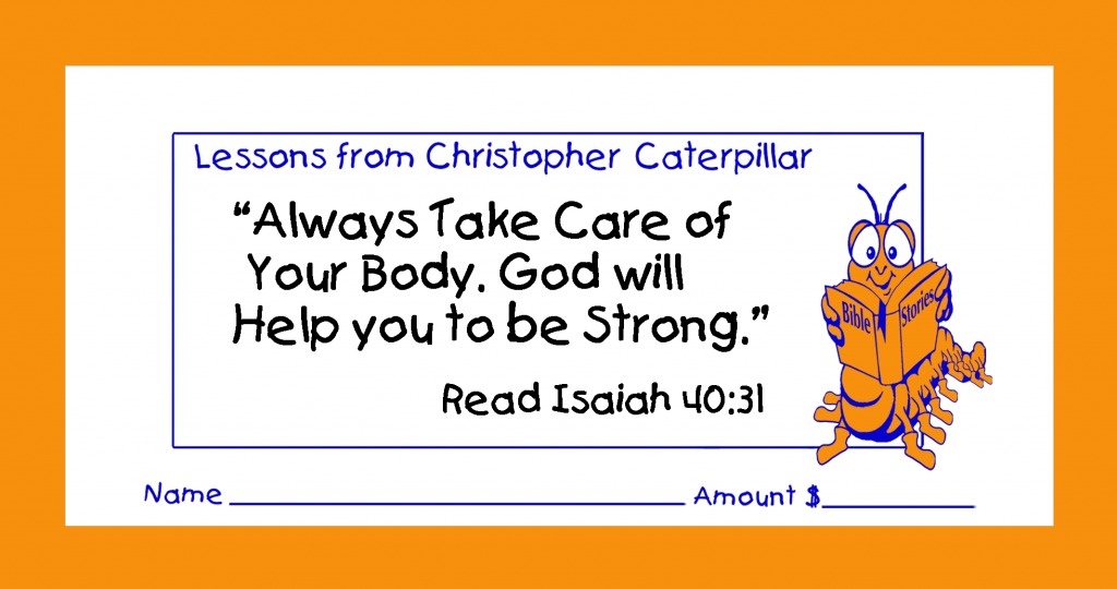 Worship Jesus by good stewardship with tithing & collection children’s envelopes for bible churches