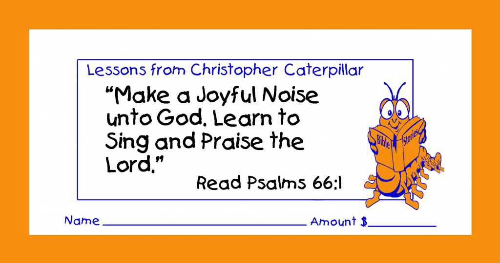 Christian love offering children’s envelopes for bible churches for congregation