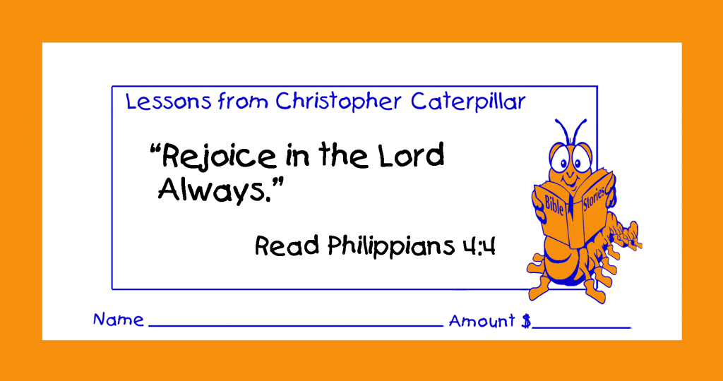 Christian love offering children’s envelopes for bible churches for congregation