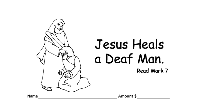 Worship Jesus by good stewardship with tithing & collection children’s envelopes for bible churches
