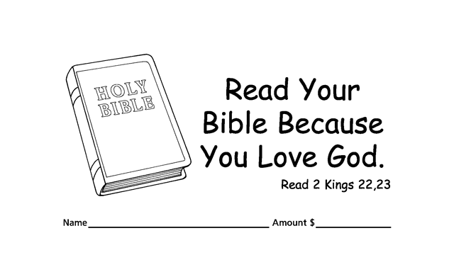 Worship God by good stewardship with love offering or donation children’s envelopes