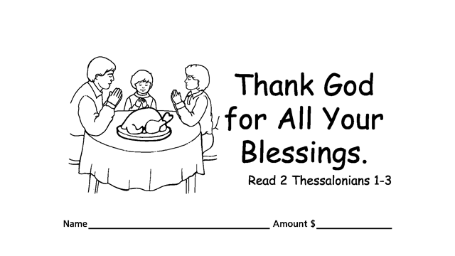 Worship God by good stewardship with love offering or donation children’s envelopes