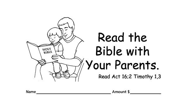 Christian love offering children’s envelopes for bible churches for congregation