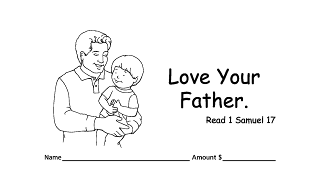 Christian love offering children’s envelopes for bible churches for congregation