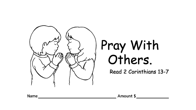Christian love offering children’s envelopes for bible churches for congregation