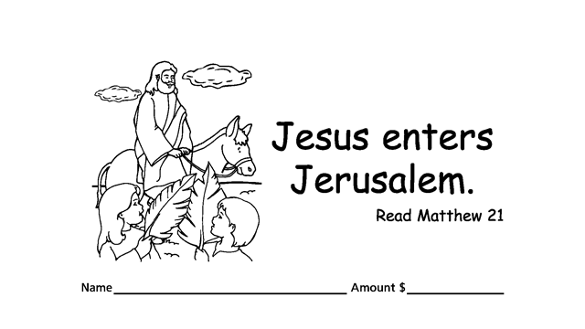 Worship God by good stewardship with love offering or donation children’s envelopes